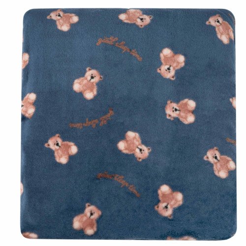 Плед Ardesto Flannel 100% поліестер, плюшеві ведмедики 160х200 см (ART0131PB) – Ardesto (вид 1)