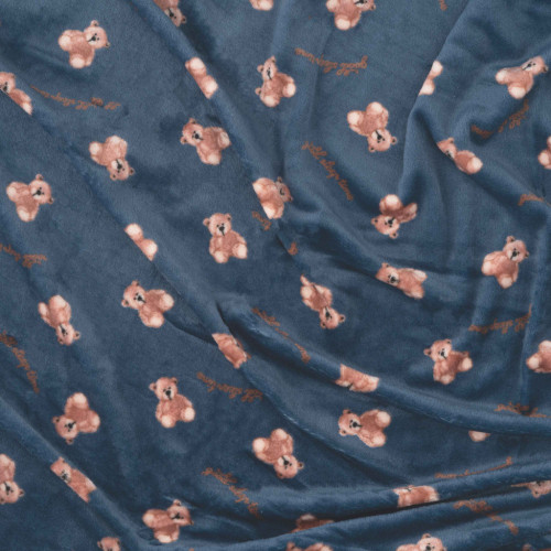 Плед Ardesto Flannel 100% поліестер, плюшеві ведмедики 160х200 см (ART0131PB) – Ardesto (вид 2)