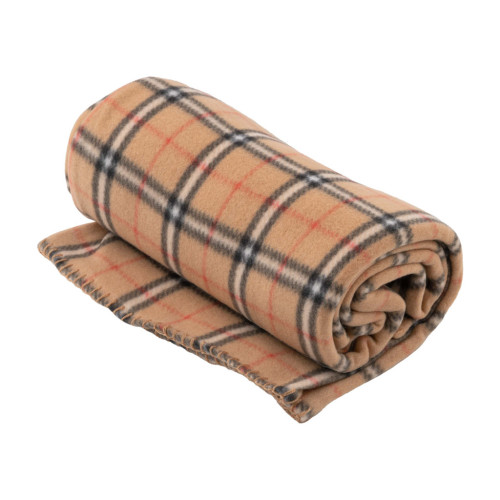 Плед Ardesto Fleece 100% поліестер, клітинка, бежевий 130х160 см (ART0722PB) – Ardesto (вид 1)