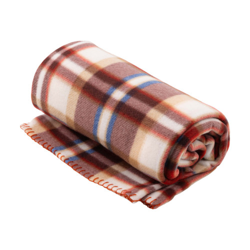 Плед Ardesto Fleece 100% полиэстер, клеточка, бело-коричневый 130х160 см (ART0720PB) – Ardesto (вид 1)