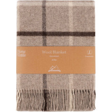 Плед Ardesto Leonardo Alpina 100% вовна, бежевий 140x200 см (ART0702LM)