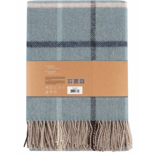 Плед Ardesto Leonardo Alpina 100% вовна, блакитний 140x200 см (ART0704LM) – Ardesto (вид 1)