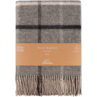 Плед Ardesto Leonardo Alpina 100% шерсть серый 140x200 см (ART0703LM)