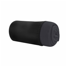 Плед Bergamo флисовый Warm в чехле 150 х 180 см черный (202311pl-01)