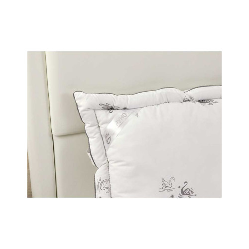 Подушка Руно из искусственного лебединого пуха Silver Swan с рамочкой (309_Silver Swan) – Руно (вид 2)