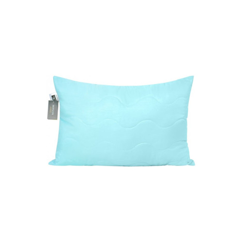 Подушка MirSon шовкова №1616 Eco Light Blue Середня (2200002647281) – MirSon