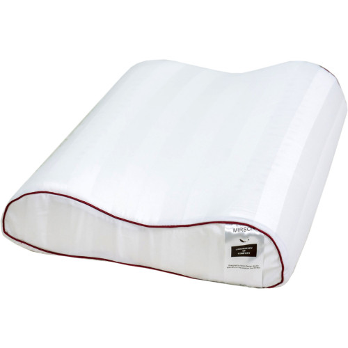 Подушка MirSon ортопедическая №6024 Noble stripe Royal Pearl Aero 58х40х10. (2200003261424) – MirSon