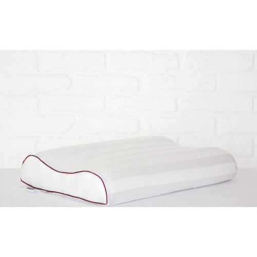 Подушка MirSon ортопедическая №6024 Noble stripe Royal Pearl Aero 58х40х10. (2200003261424) – MirSon (вид 2)