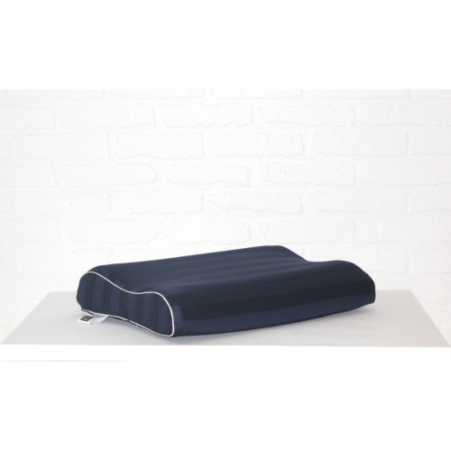 Подушка MirSon ортопедическая №6027 Noble stripe Blue sea Aero 58х40х10.5 (2200003261479) – MirSon (вид 2)