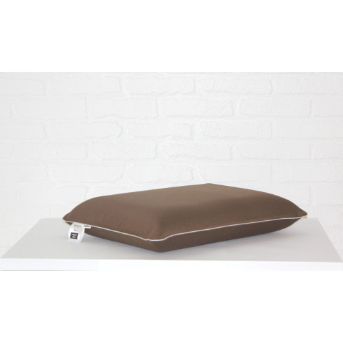 Подушка MirSon ортопедична 6057 Delicate satin Cacao Men 59х43х12 (2200003261806) – MirSon (вид 2)