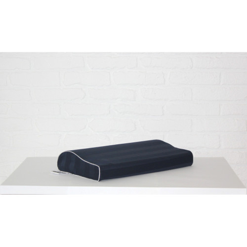 Подушка MirSon ортопедическая №6111 Noble stripe Blue sea Kiddy Boy 50х29х5 (2200003262650) – MirSon (вид 2)