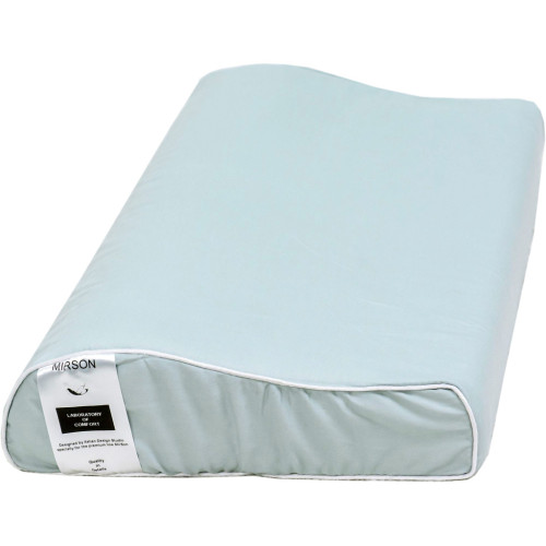 Подушка MirSon ортопедична 6114 Delicate satin Skyline Kiddy Boy 50х29х5/8 (2200003262681) – MirSon