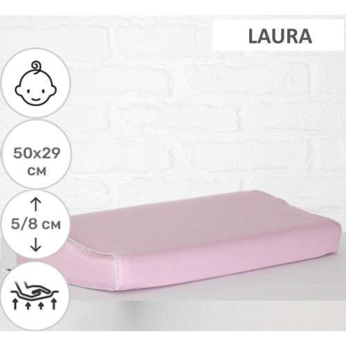 Подушка MirSon ортопедична 6117 Delicate satin Laura Kiddy Girl 50х29х5/8 (2200003262711) – MirSon (вид 1)