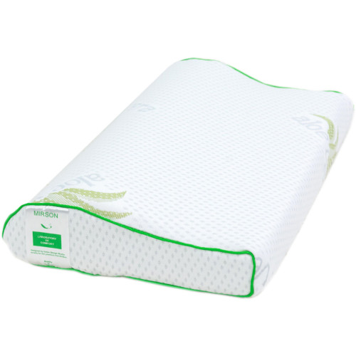 Подушка MirSon ортопедична 6122 Green nature Dorotea Kiddy 50х29х5/8 (2200003262766) – MirSon