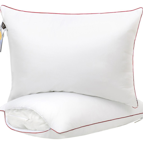 Подушка MirSon De Luxe Hand Made №633 с эвкалиптом Низкая 60х60 см (2200000852380) – MirSon (вид 1)