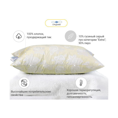 Подушка MirSon Extra 40х60 см (2200000017130) – MirSon (вид 2)