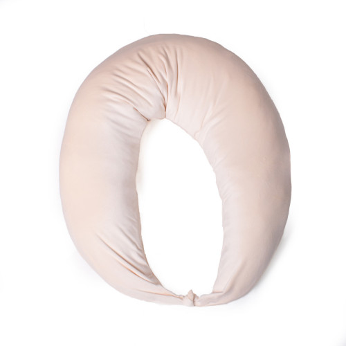 Подушка MirSon для беременных и кормления №8302 Velvet Line 28-0004 Cream Велюр 30х170х20 см (2200006200277) – MirSon (вид 1)