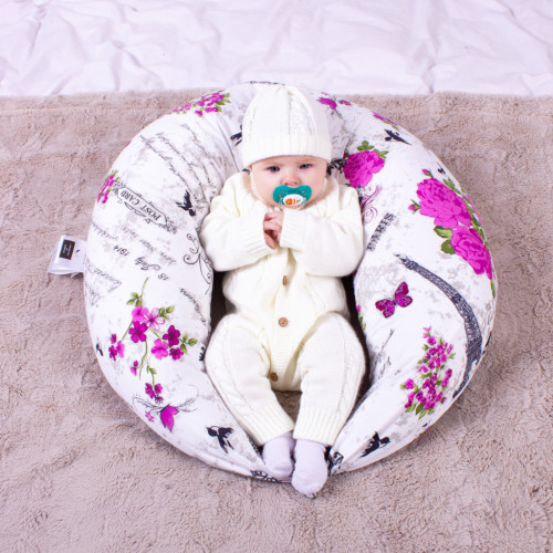 Подушка MirSon для беременных и кормления №8327 Print Line 17-0188 Grettir Бязь 30х170х20 см (2200006200529) – MirSon