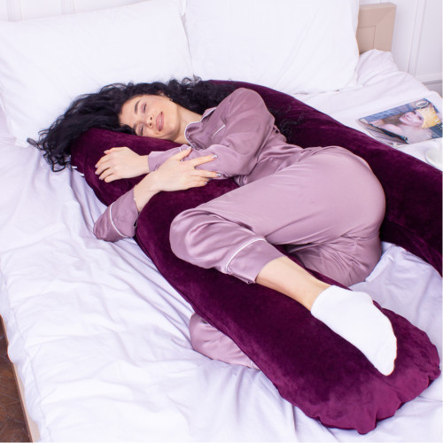 Подушка MirSon Подушка для беременных и отдыха U-образная 8021 Velvet Line " (2200006178538) – MirSon (вид 2)