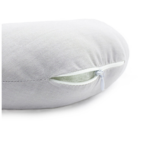 Подушка MirSon для подорожей №8727 Naturale Line 16-5703 Light Gray 50% Memory (2200006348122) – MirSon (вид 1)