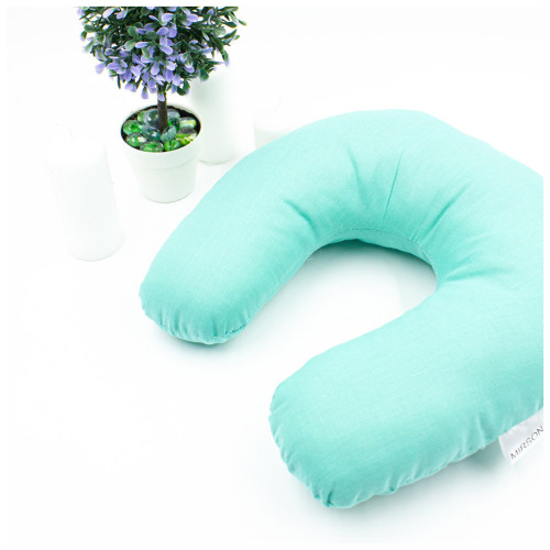 Подушка MirSon для подорожей №8735 Naturale Line 11-2208 Mint 50% Memory (2200006348207) – MirSon (вид 3)