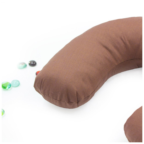 Подушка MirSon для подорожей №8740 Naturale Line 19-1217 Chocolate Perla 50% Memory (2200006348252) – MirSon (вид 2)