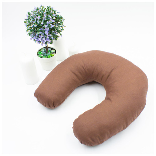 Подушка MirSon для подорожей №8740 Naturale Line 19-1217 Chocolate Perla 50% Memory (2200006348252) – MirSon (вид 3)