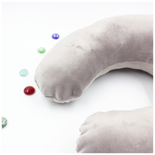 Подушка MirSon для подорожей №8750 Velvet Line 28-0005 Ashen 50% Memory (2200006348351) – MirSon (вид 2)