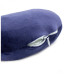 Подушка MirSon для подорожей №8751 Velvet Line 28-0006 Navy blue 50% Memory (2200006348368) – MirSon (вид 1)