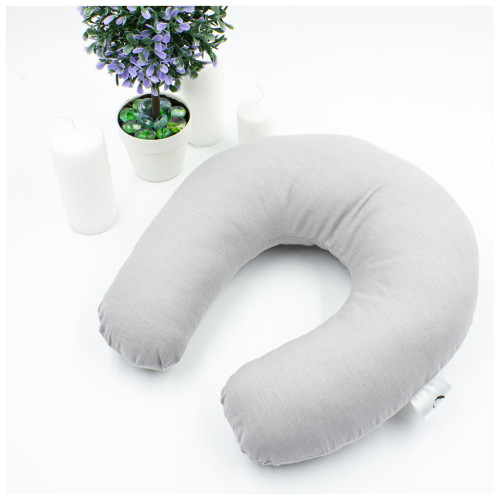 Подушка MirSon для подорожей №8754 Naturale Line 16-5703 Light Gray 100% Memory (2200006348399) – MirSon (вид 3)