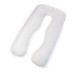 Подушка MirSon для вагітних та відпочинку Eco Line №8033 U-подібна White-Creamy (2200006185086) – MirSon