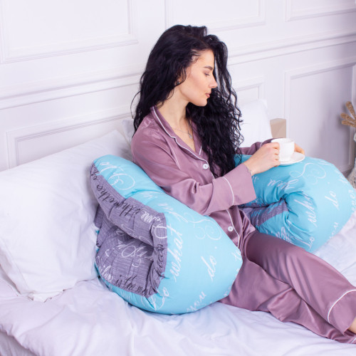 Подушка MirSon для беременных и отдыха Naturale Line Print №8005 U-образная Tulio (2200006178231) – MirSon (вид 4)