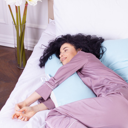 Подушка MirSon для беременных и отдыха Eco Line №8017 U-образная Clear Water (2200006178422) – MirSon (вид 2)