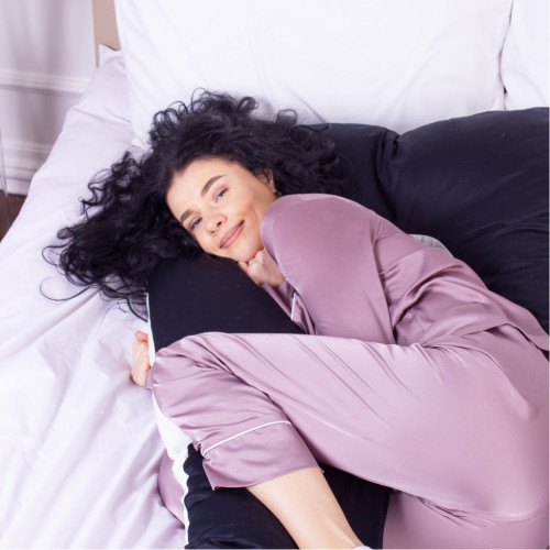 Подушка MirSon для беременных и отдыха Delicate Satin №8029 U-образная Classic (2200006178675) – MirSon (вид 2)