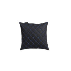 Подушка EVAtech ECO 30x30 см чорна з синьою ниткою (SPSCSBL)