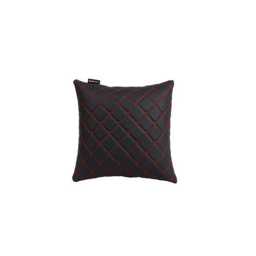 Подушка EVAtech ECO 30x30 см чорна з червоною ниткою (SPSCSBR) – EVAtech