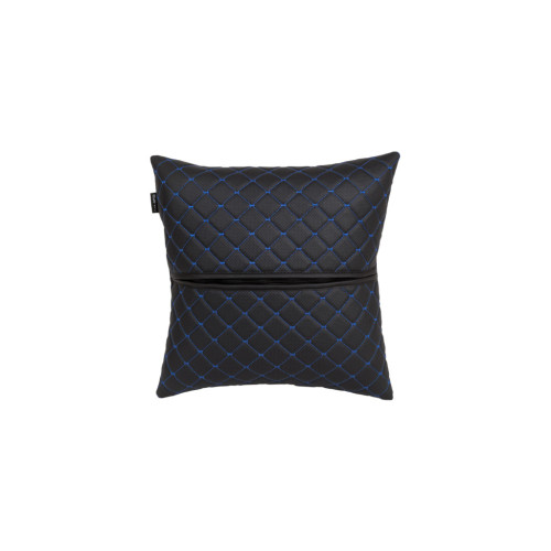 Подушка EVAtech ECO 40x40 см чорна з синьою ниткою (SPBCSBL) – EVAtech (вид 1)