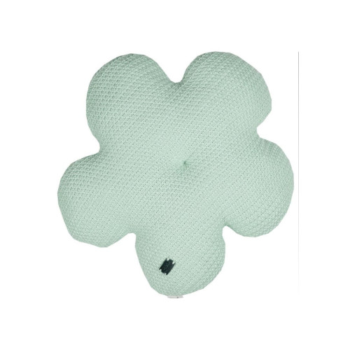 Подушка Прованс вязаная декоративная Цветочек 40 см Мятная (033717) – Прованс