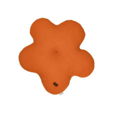 Подушка Прованс в'язана декоративна Квіточка 40 см Помаранчева (033715)