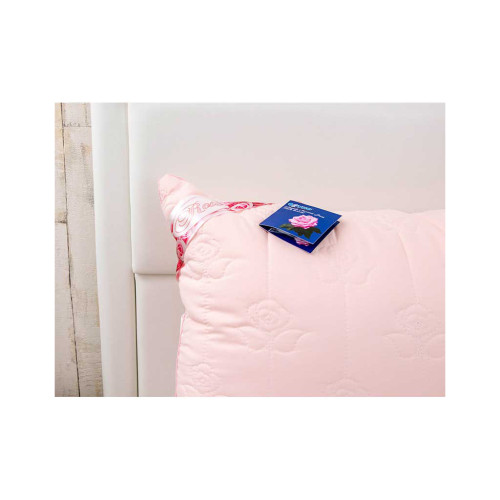 Подушка Руно Rose с волокном розы розовая 50х70 см (310.52Rose Pink) – Руно (вид 2)