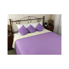 Покрывало Руно Двустороннее Севилья сиренево-молочное 220х240 см (330.52У_Севілья)