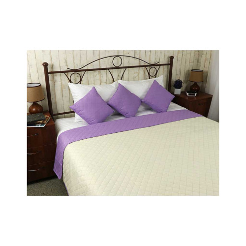 Покривало Руно Двостороннє Севілья бузково-молочне 220х240 см (330.52У_Севілья) – Руно (вид 3)