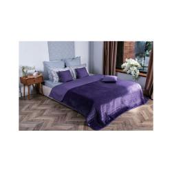 Покривало Руно двостороннє декоративне Velour Violet 150х220 см (360.55_Violet)