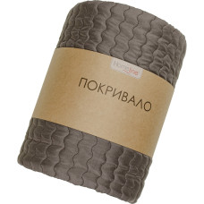 Покривало Home Line стьобане (шоколадний) 160х210 (178206)