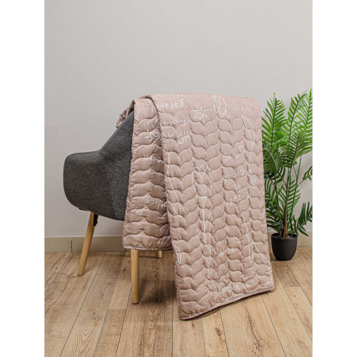 Покрывало Home Line Belive стеганое (бежевый) 210х240 (183988) – Home Line (вид 1)