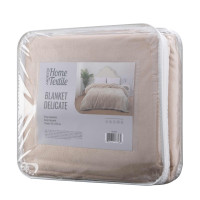 Покрывало Ardesto Delicate 160х200см, 100% полиэстер, бежевый (ART0201DE)