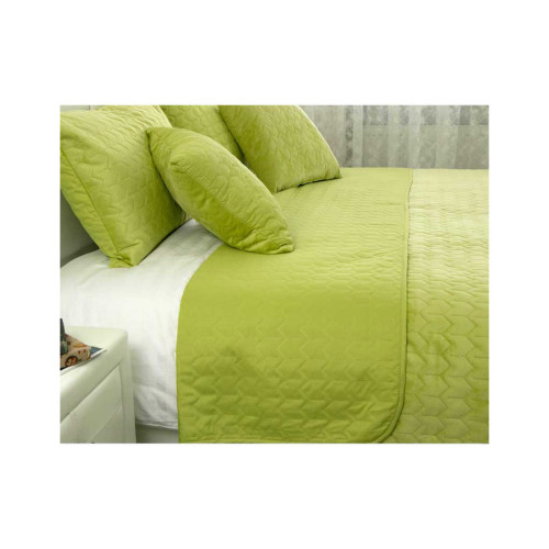 Покрывало Руно двухстороннее VeLour Зеленое 150х220 см (360.55_Green banana) – Руно (вид 2)