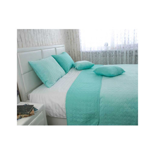Покрывало Руно двухстороннее VeLour Ментоловое 150х220 см (360.55_Tiffany) – Руно (вид 1)