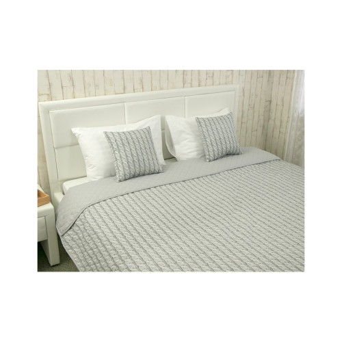 Покривало Руно декоративне Grey Braid 150х212 см (Р360.52_Grey Braid) – Руно