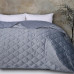 Покривало MirSon №5052 Velor charm Dark grey 150х210 см (2200008376895) – MirSon